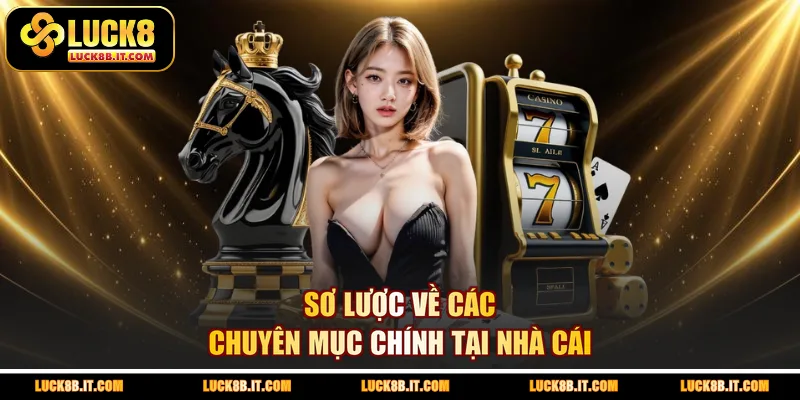 Sơ lược về các chuyên mục chính tại nhà cái